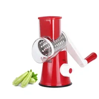 

Multi function manual rotary vegetable fruit cutter shredder slicer and cheese grater as seen on TV