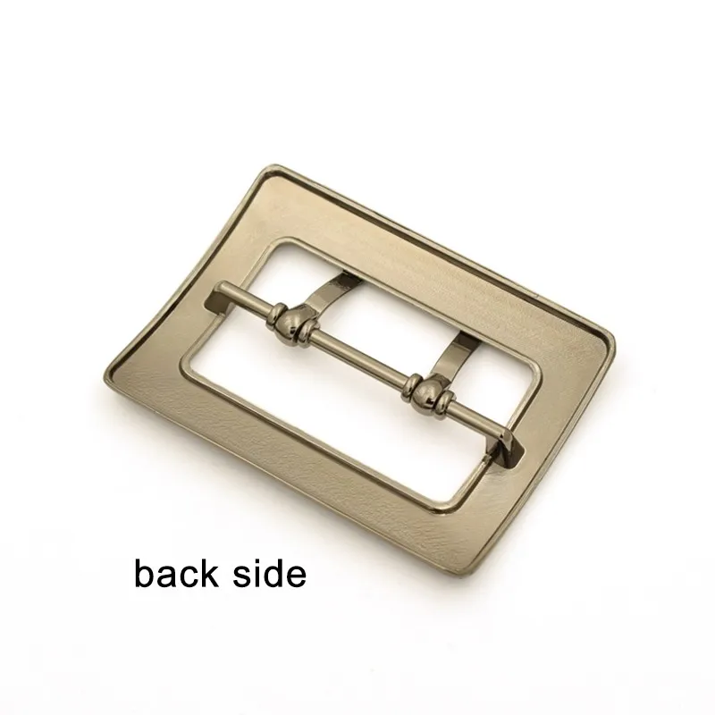 Gunmetal Plating Wholesale Bulk Belt Buckles 2 Inch Double Pin Belt