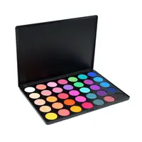 

35 Bright Colors Matte Shimmer Eyeshadow Makeup Palette - Long lasting and High Pigment Silky Powder Eye Shadow Cosmetics Set