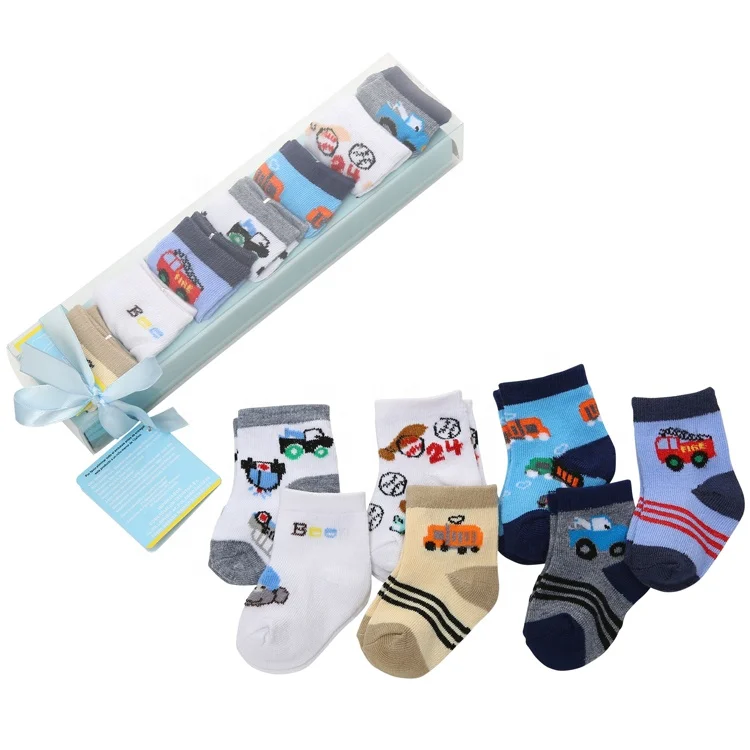 

wholesale 7 days baby socks in gift box