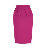 

Customize Ladies Multi Color Elegant Vintage Dress Slim Pencil Skirts