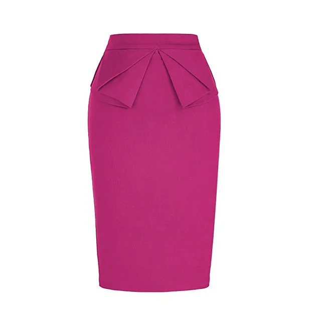 Customize Ladies Multi Color Elegant Vintage Dress Slim Pencil Skirts ...