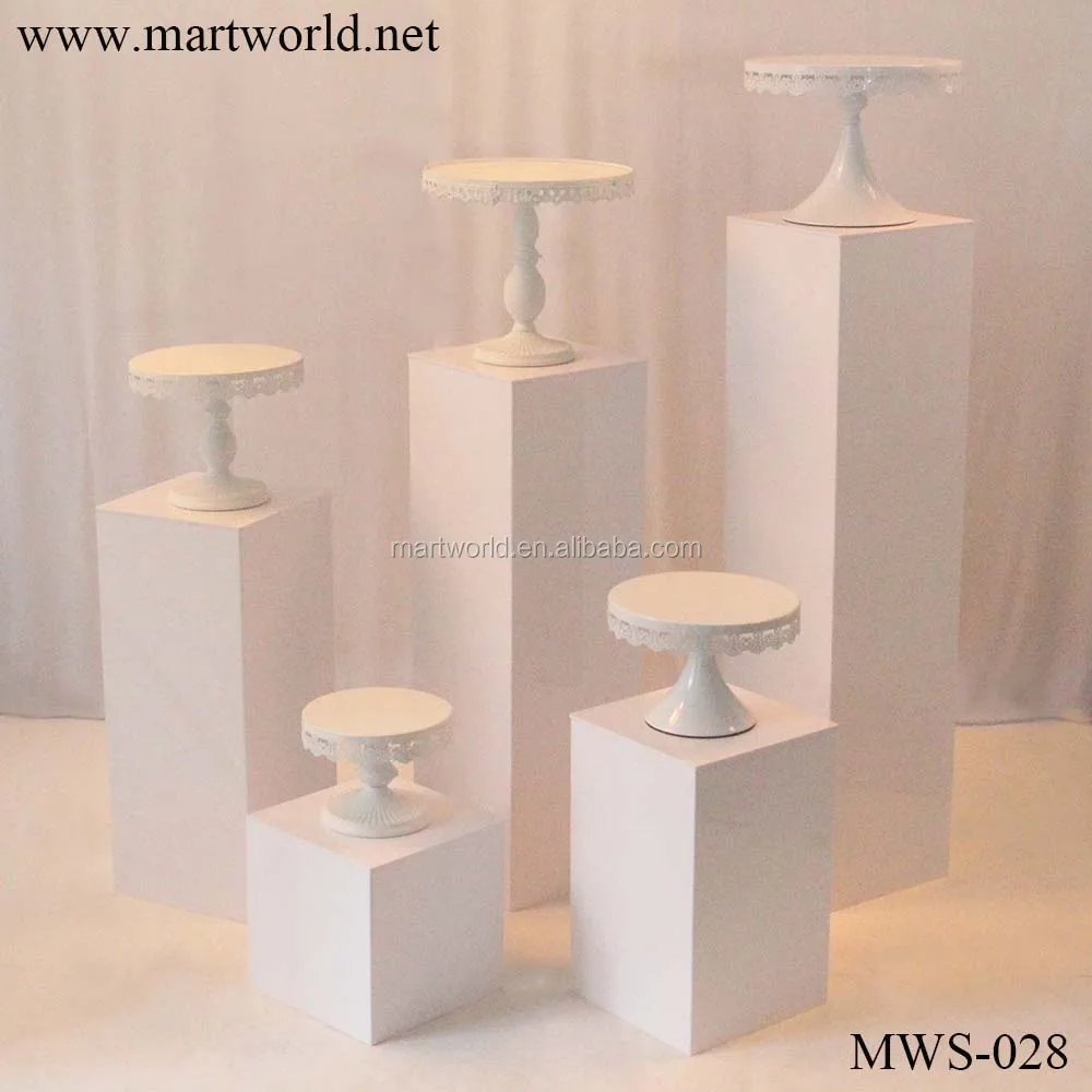 2020 White Acrylic Stand Flower Stand Pillar Column For Wedding
