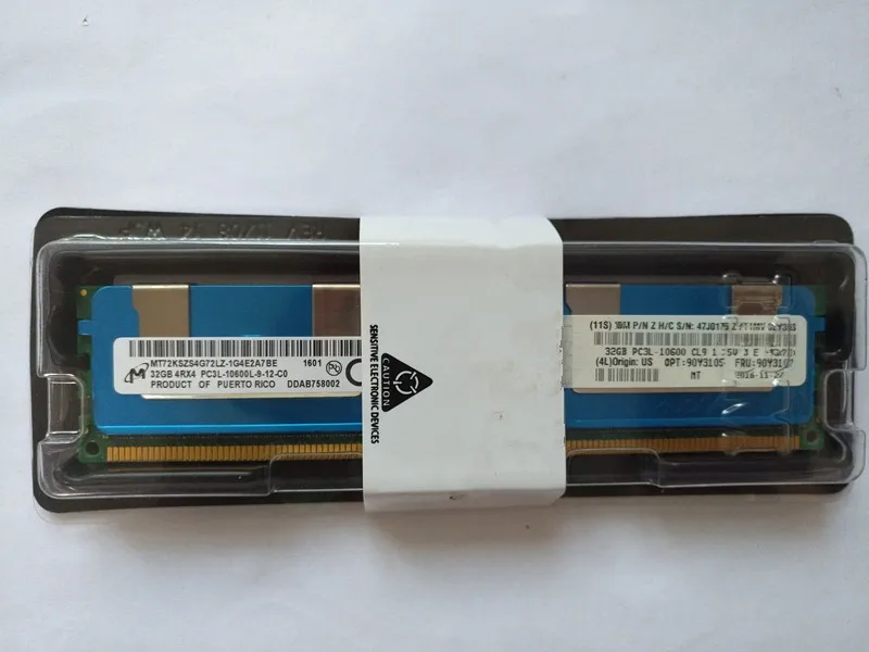 PC3-12800 CL11 ECC DDR3 1600 MHz VLP 1x 16 GB, 2Rx4, 1.5 V IBM 90Y3157 16 GB