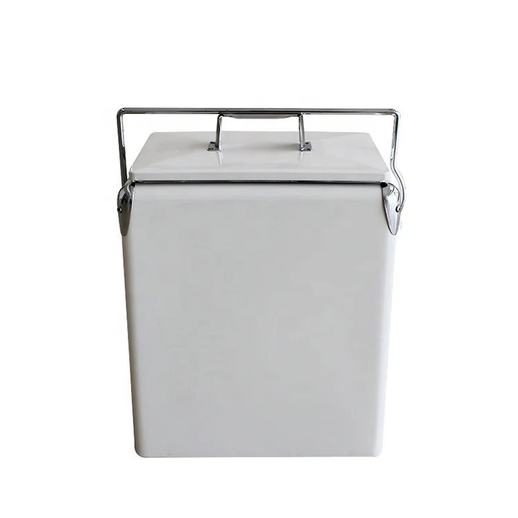 

17L classical Metal car ice beer cooler box with PP inner container