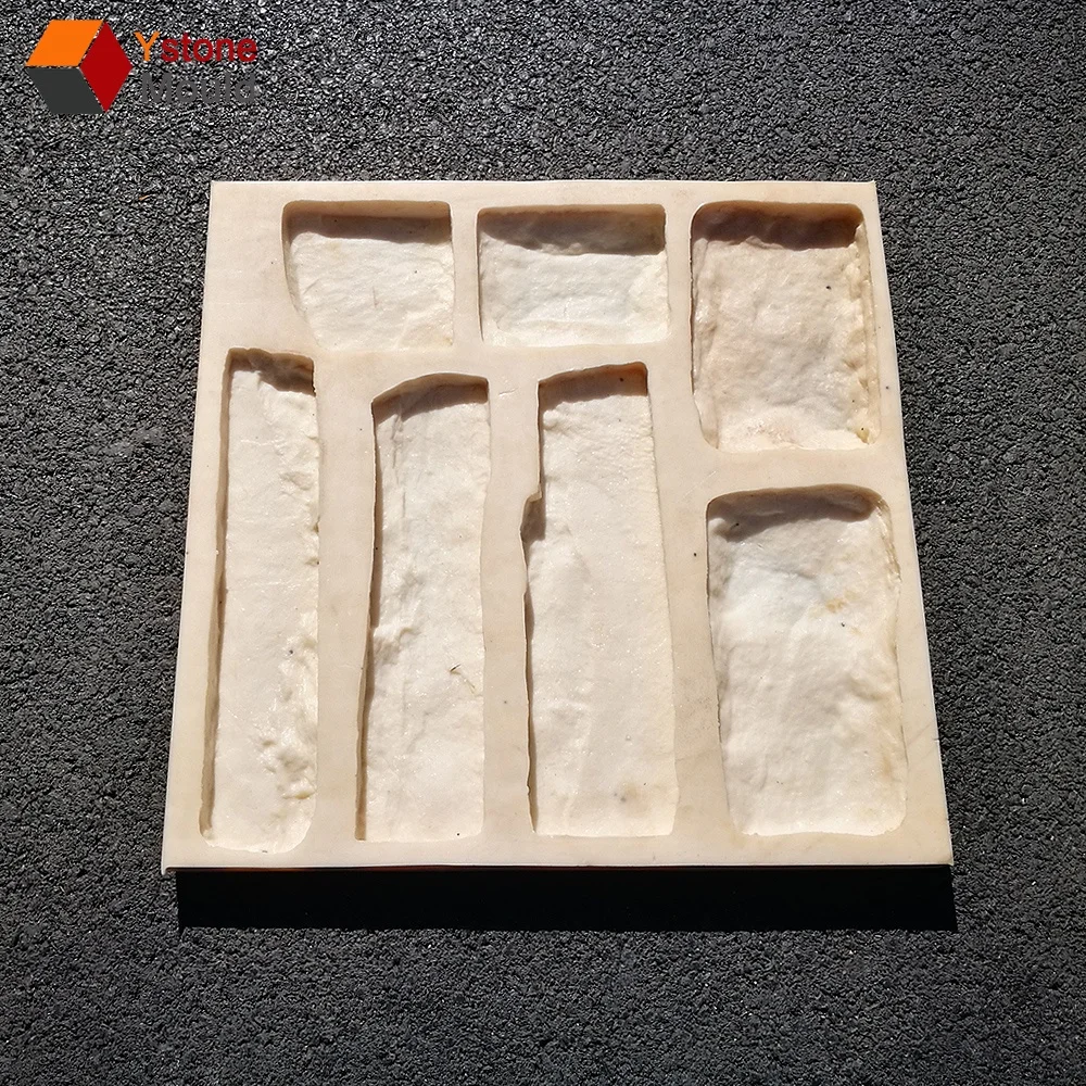 Stone veneer rubber mold for concrete or gypsum Polyurethane stone mold
