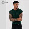 2019 Fashion Crew neck sleeveless solutions boxy cut men vest