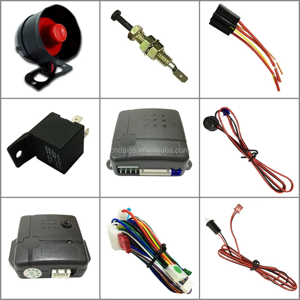 Genius/nemesis/oem Car Alarm System With Red/blue Led Status Indicator
