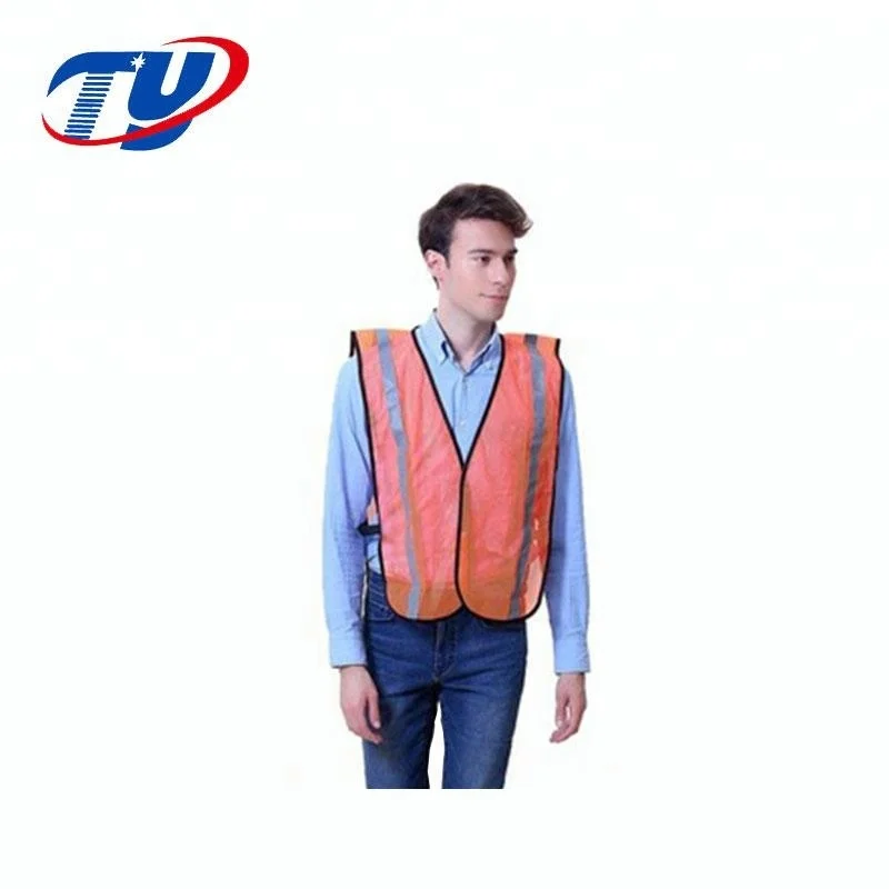 
China Wholesale Fluorescent Reflecting Safety Vest 
