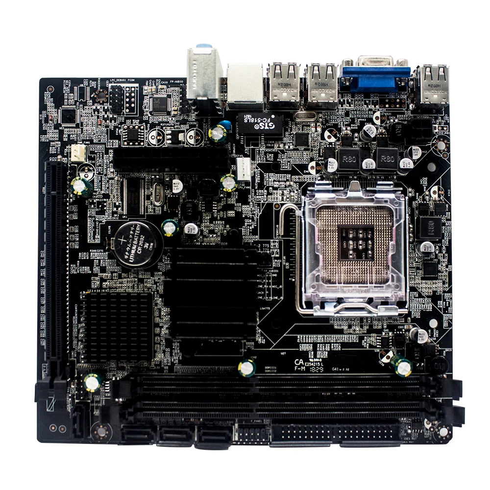 G41 chipset Intel motherboard with LGA 775 771 socket, support Intel Core series celeron pentium CPU & dual channel DDR3