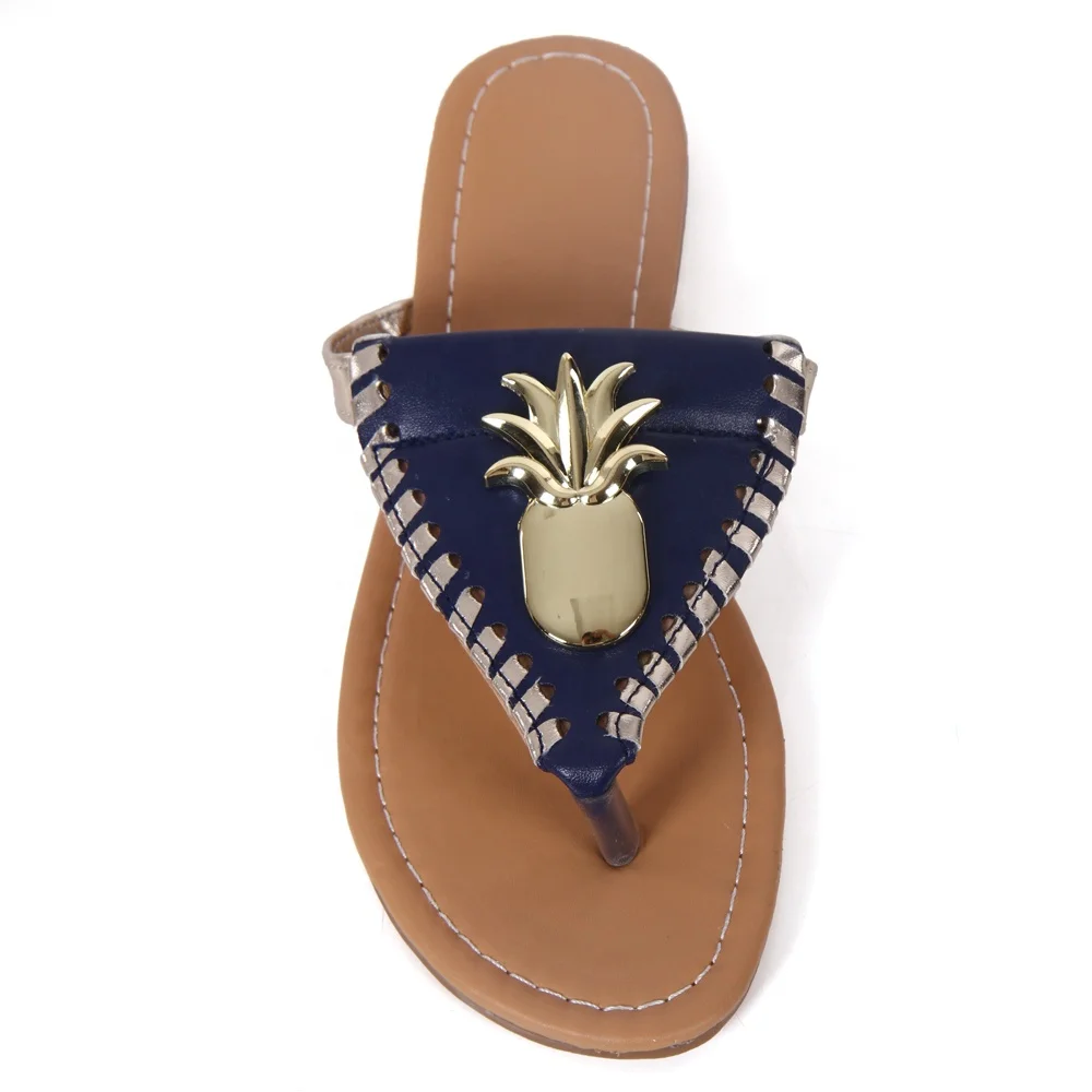 

Wholesale Monogrammed New Handmade Summer Pineapple Sandals For Womens, Picture