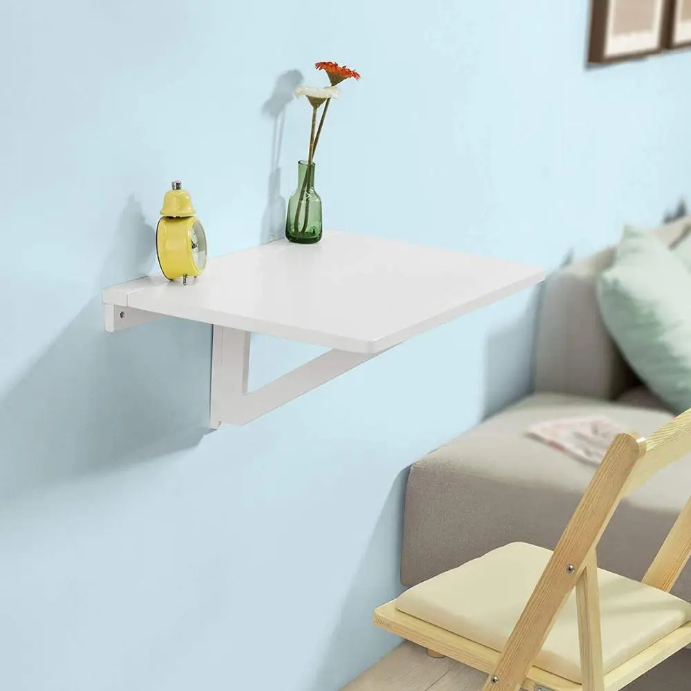 Hot Selling Wooden White Wall Mount Folding Computer Table For Children ...