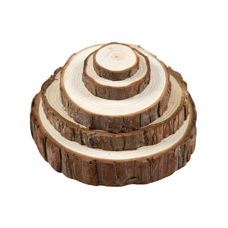 36 Pcs 2.4-2.8 Wood Slice Ornaments Unfinished Wood Slices Wood Ornament for Christmas Decorations Clearance and Christmas Ornaments