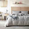 Customised white color cotton Bedsheet Bed Sheet Set