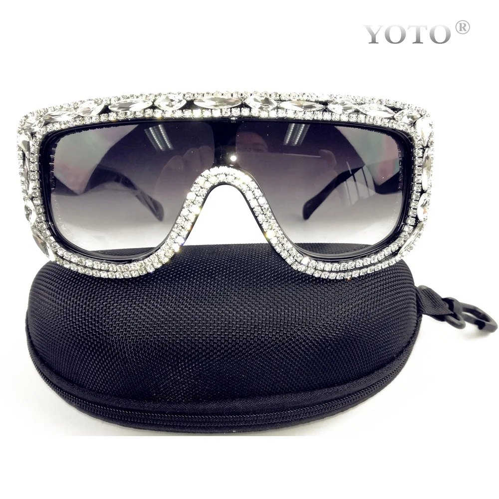 

Gorgeous Bling Bling Shining Rhinestone UV 400 Polarized Sunglasses Stylish Casual Eyewear For Women Men