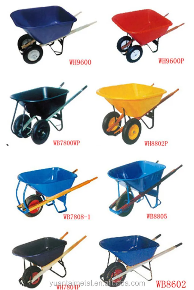 Australia Model Aluminium Handle Wheelbarrow Wb8602 With Metal Bucket