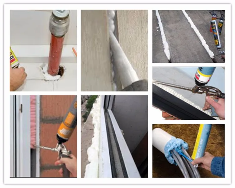 300ml Nontoxic Nonshinking Low Voc Pressure Expanding Gun Foam