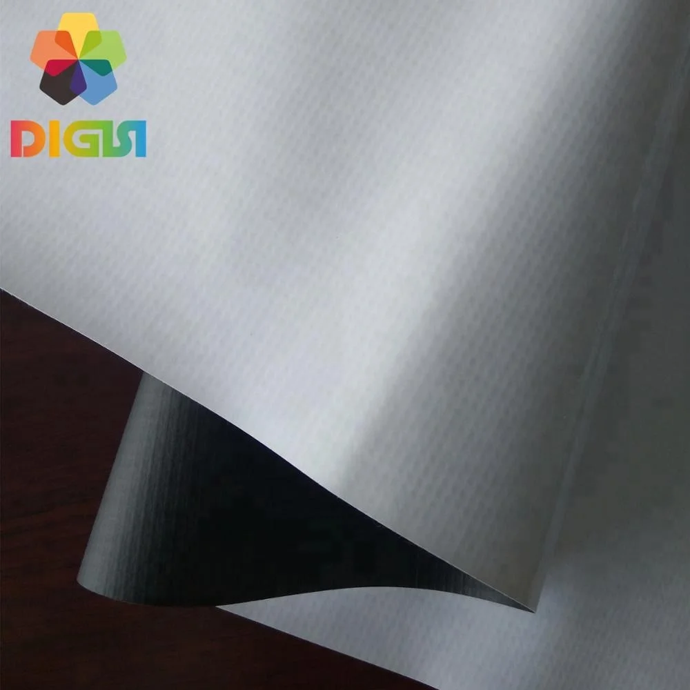 
420gsm PVC Flex Banner Black Back Digital Printing Block out Fabric Vinyl 