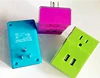 Factory Dual USB Port US Wall Charger with 5V/2.1A Output UL Certification