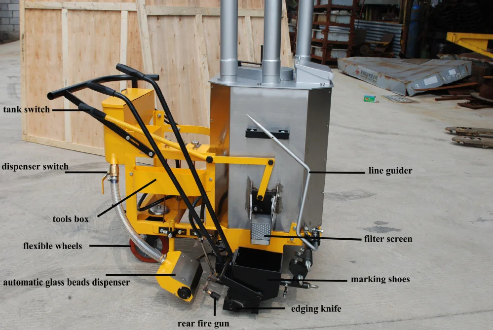 Road Marking Machine And Paint Boilers Buy Road Marking Machine With