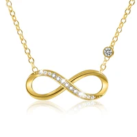 

Amazon hot sale 925 sterling silver infinite diamond necklace for women