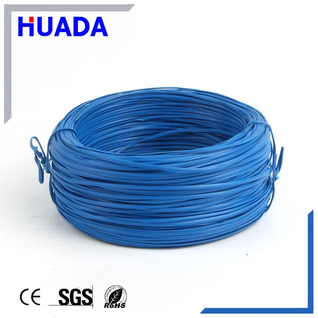 huada galvanized wire pvc coating cable twist ties