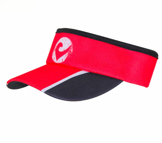 red sun visor hats