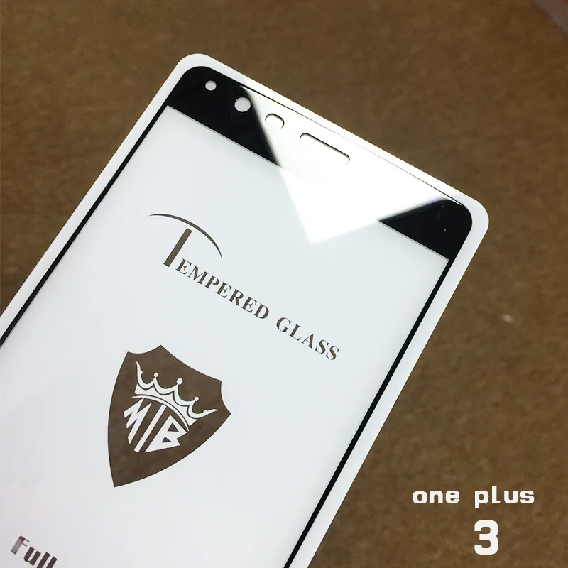 IN STOCK 2.5D Full Tempered Glass Screen Flim For OnePlus 3 3T Full glue perfect fit