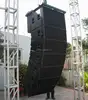 dual 12" line array speaker pro flight case speaker system