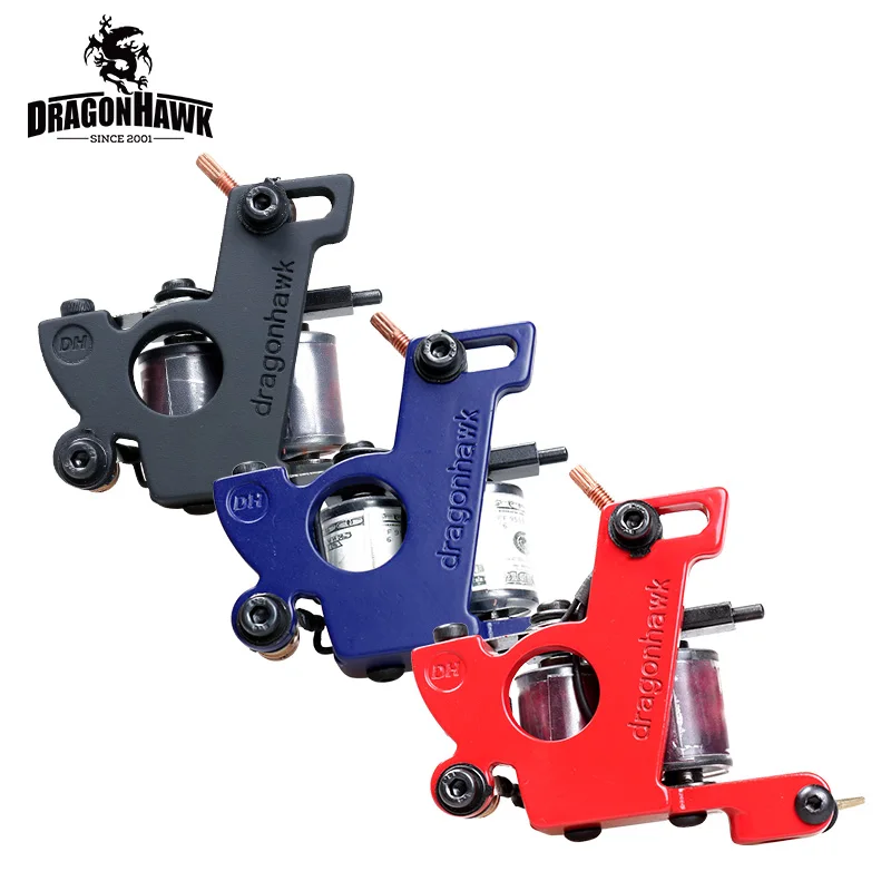 

Factory price Dragonhawk Coil Tattoo Machine Liner Machine, Black/blue/red