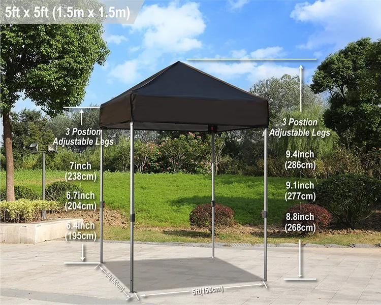 5x5 Small Instant Canopy Tents For Garden Gazebo Outdoor ...