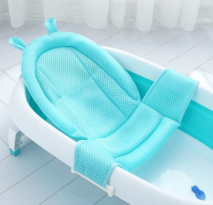 

Soft Comfortable for Infant Bath Stand Washing Support Net Bath bed Brackets