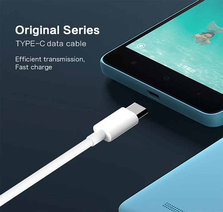 Joyroom 2018 PVC material 2.0A Data Type C Usb cable for phones mobile android Fast Charger