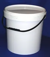 25 litre plastic bucket with lid