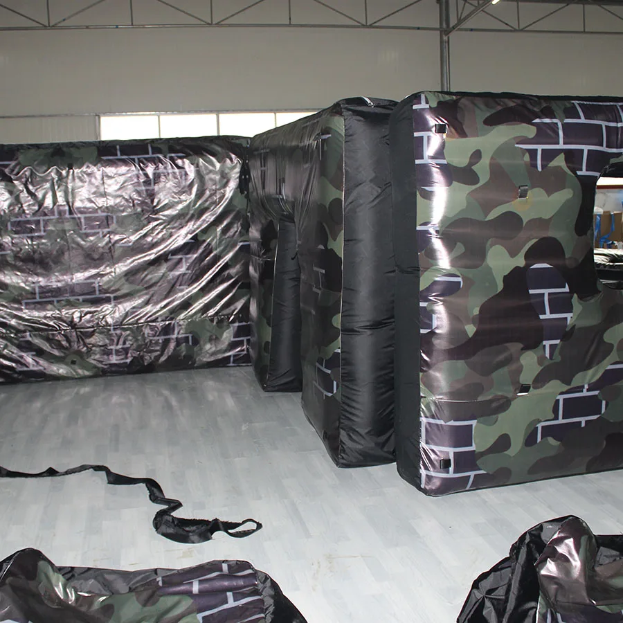 

High Quality Inflatable CS Bunker Wall Inflatable Paintball Games For Sale, Customized color