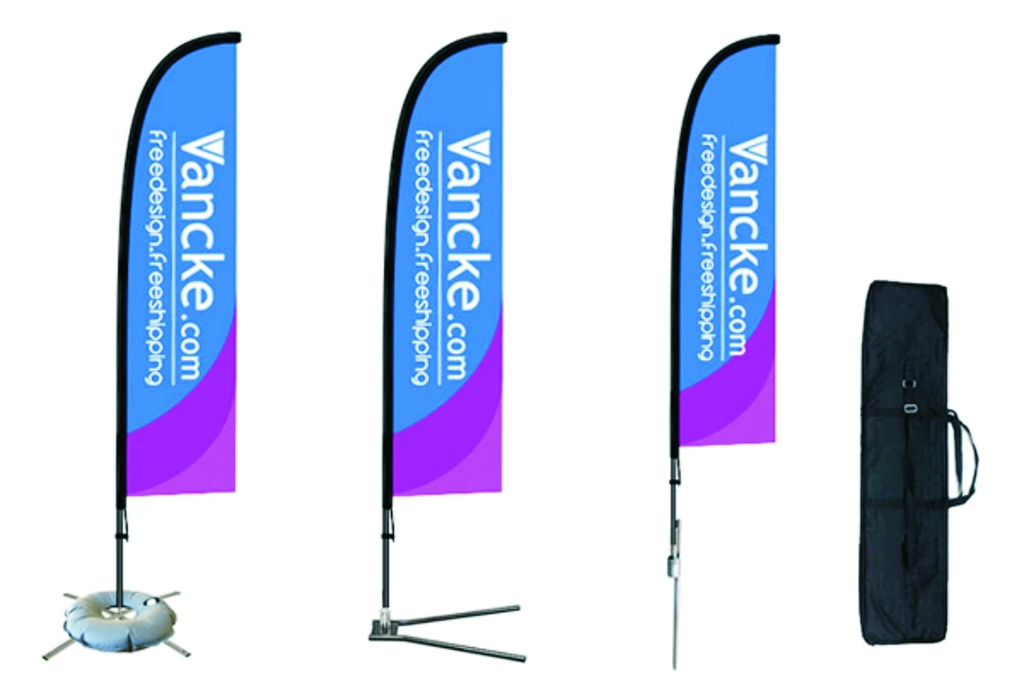 Wholesale Teardrop Promotional Flags Roadside Advertising Flags With ...