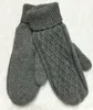 Pretty good warm Zhejiang manufacturer factory hot popular mitten acrylic women winter knitted crochet gloves with fleece lining