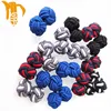 Cheap men's round silk cufflinks ,silk cufflink knots