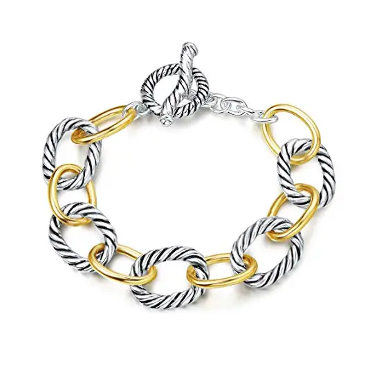 

Bracelet Designer Brand Inspired Antique Women Jewelry Cable Wire Vintage Valentine