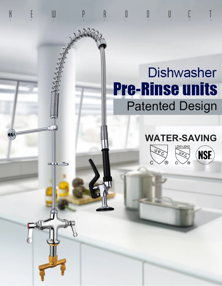 High End Luxury 2 Handles Single Hole Deck Mount Hotel Commercial