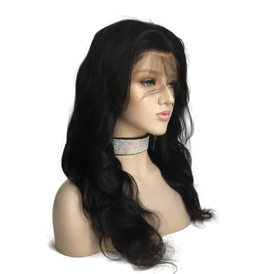 

wholesale price high quality body wave virgin brazilian hair lace front wig human hair lace front wig for black woman