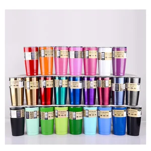 Image of Amazon colorful stainless steel wine glass 20OZ insulated tumbler