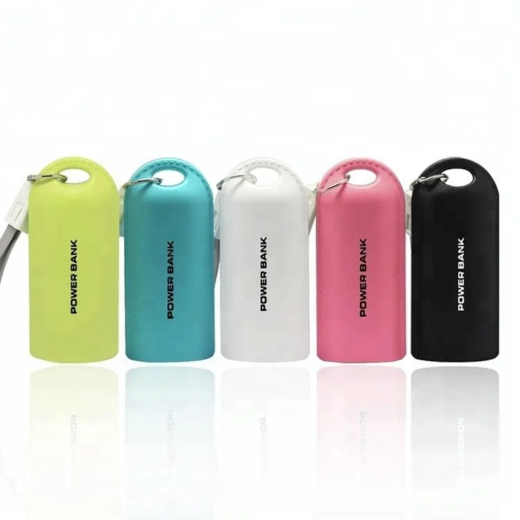 

Factory Supply 4000mAh 5200mAh Power Bank Portable Charger Built-in Micro USB Cable, Black;white;pink;blue;green