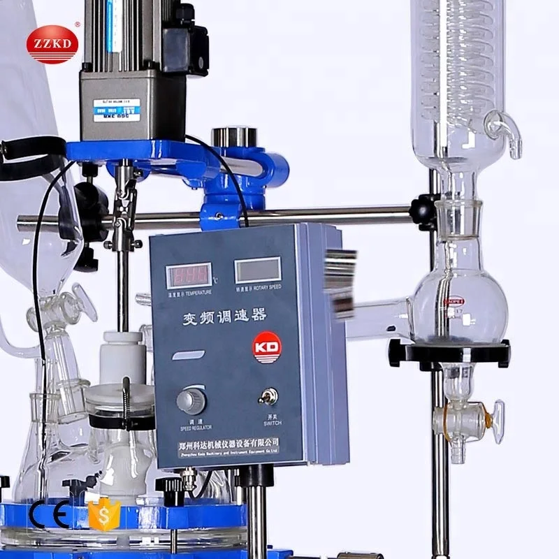 
Chemicals Hydrogenation 50L Jacketed Glass Reactor 