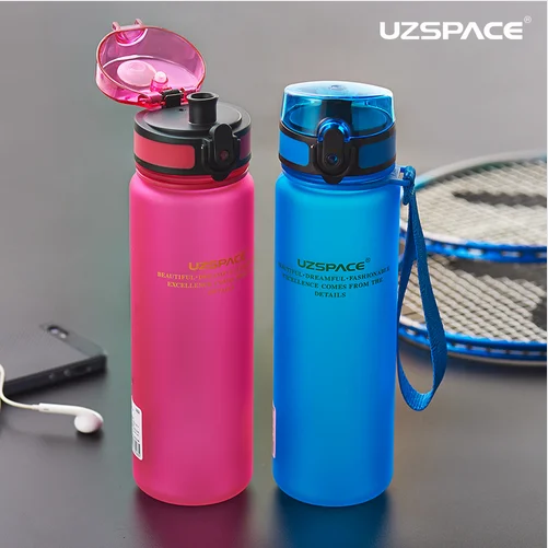 

500ML tritan outdoor sports plastic drinking water bottle