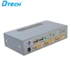 2 to 1 USB DVI KVM audio video transmission touch switch