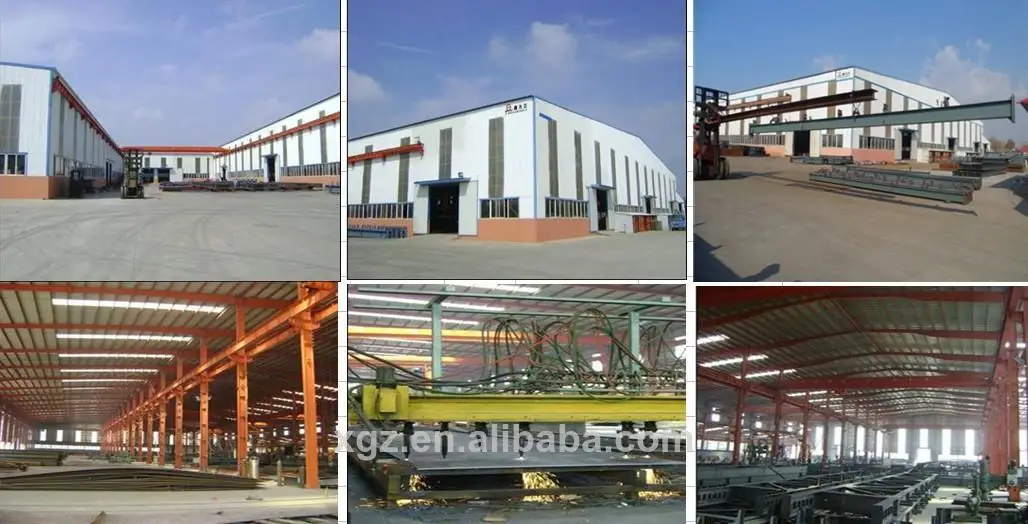 pre engineered sandwich panel steel building for manufacture