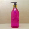 250ml 8oz round colored plastic spray, pump, screw cap bottle container for shower gel, hotel shampoo ,skin care