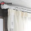 WIFI function electric motorised curtain rod with curtain rod accessories