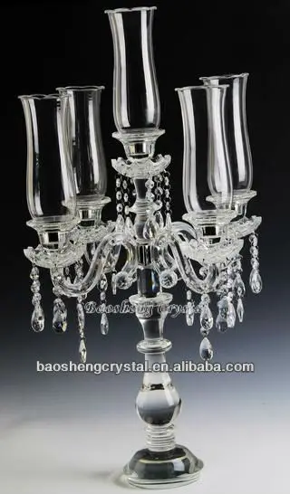 candelabra glass candle holders